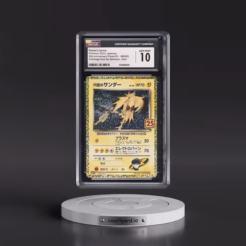 2021 25th Anniversary Promo Pack - S8a-P #008/025 Rocket's Zapdos - Challenge from the Darkness Holo