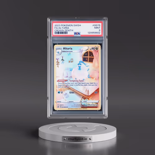 2023 Pokémon Sword and Shield Crown Zenith #GG19 Altaria - Full Art (PSA 9 MINT)