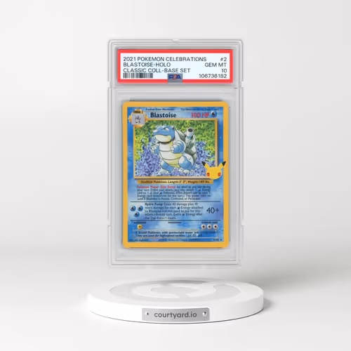 2021 Pokémon Celebrations Classic Collection #2 Blastoise - Holo (PSA 10 GEM MINT)