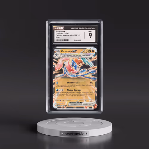 2024 Twilight Masquerade - TWM EN #106/167 Greninja ex - Holo (CGC 9 MINT)