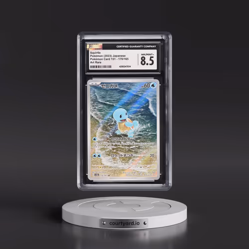 2023 Pokémon Card 151 #170/165 Squirtle - Art Rare Holo (CGC 8.5 NM-MT+)