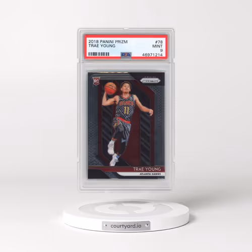 2018 Panini Prizm #78 Trae Young (PSA 9 MINT)