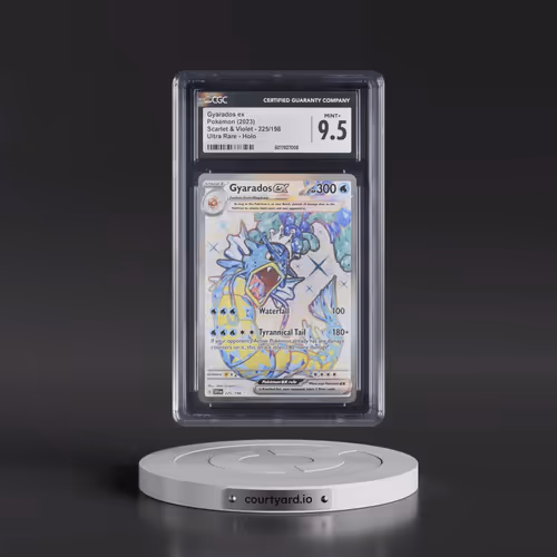 2023 Scarlet & Violet #225/198 Gyarados ex - Ultra Rare Holo (CGC 9.5 MINT+)