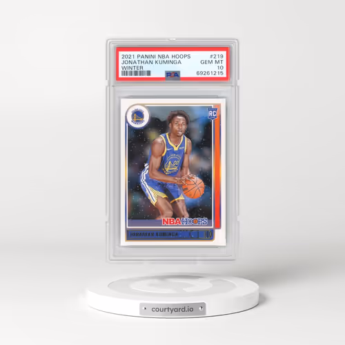 2021 Panini NBA Hoops #219 Jonathan Kuminga - Winter (PSA 10 GEM MINT)