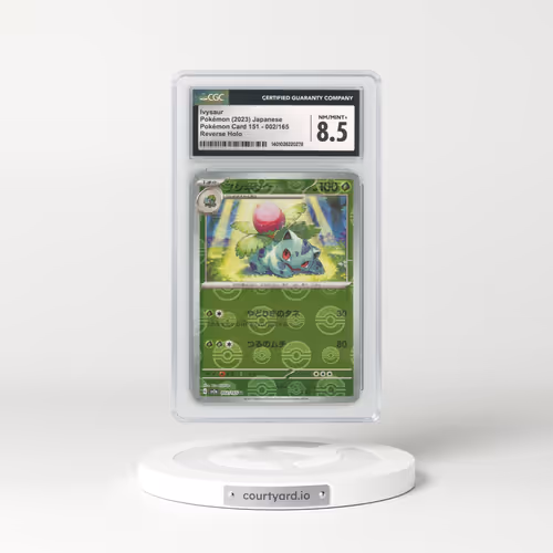 2023 Japanese Pokémon 151 #2 Ivysaur - Holo Poke Ball Reverse Holo (CGC 8.5 NM-MT+)