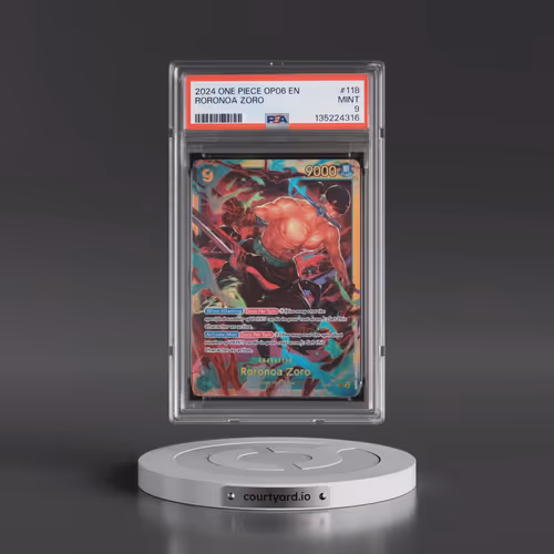 2024 One Piece Wings of the Captain #118 Roronoa Zoro (PSA 9 MINT)