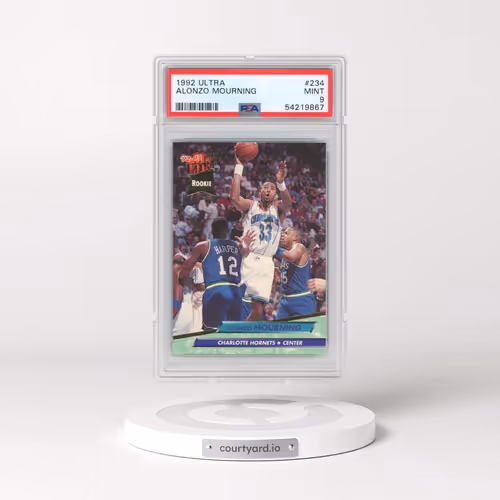 1992 Ultra #234 Alonzo Mourning (PSA 9 MINT)