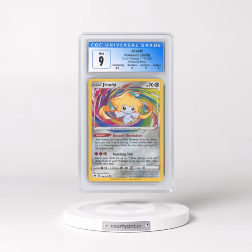 2020 Vivid Voltage #119/185 Jirachi - Amazing Rare Holo (CGC 9 MINT)