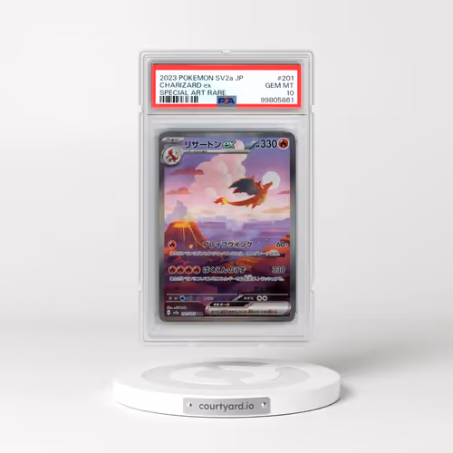 2023 Pokémon Sv2a-Pokemon 151 #201 Charizard EX - Holo Special Art Rare (PSA 10 GEM MINT)