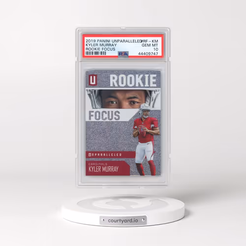 2019 Panini Unparalleled Rookie Focus #RFKM Kyler Murray (PSA 10 GEM MINT)