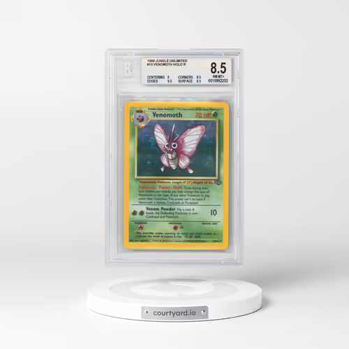1999 Jungle #13 Venomoth - Holo (BGS 8.5 NM-MT+)