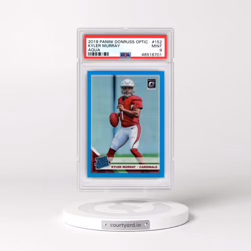 2019 Panini Donruss Optic #152 Kyler Murray - Aqua (PSA 9 MINT)