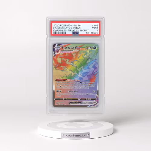 2020 Pokémon Sword & Shield Darkness Ablaze #192 Eternatus Vmax - Full Art Secret (PSA 9 MINT)