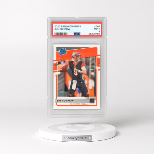 2020 Panini Donruss #301 Joe Burrow (PSA 9 MINT)