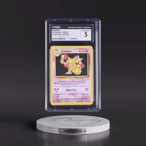 1999 Base Set #32/102 Kadabra (CGC 5 EX)