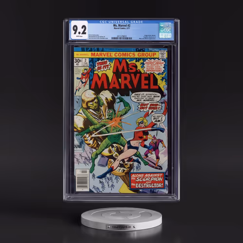 Ms. Marvel #2 CGC 9.2 White Pages (Marvel Comics, 2/77) - Universal