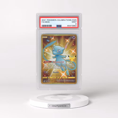 2021 Pokémon Celebrations #025 Mew - Full Art (PSA 9 MINT)