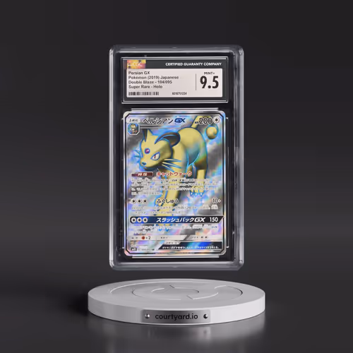 2019 Double Blaze #104/095 Persian GX - Super Rare Holo (CGC 9.5 MINT+)