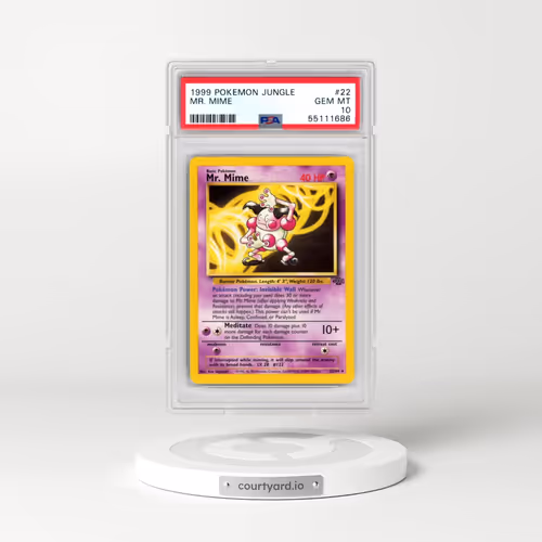 1999 Pokémon Jungle #22 Mr. Mime (PSA 10 GEM MINT)