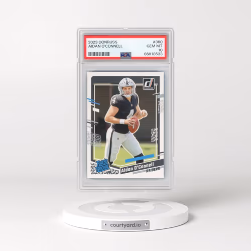 2023 Panini Donruss #360 Aidan O'Connell (PSA 10 GEM MINT)