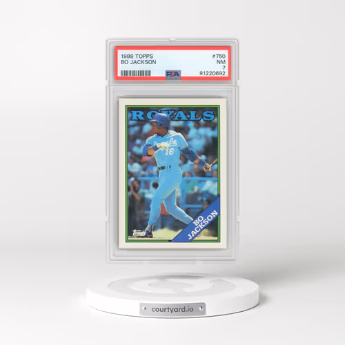 1988 Topps #750 Bo Jackson (PSA 7 NM)
