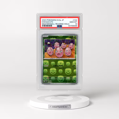 2023 Pokémon Sv2a-Pokemon 151 #102 Exeggcute - Reverse Holo Master Ball (PSA 10 GEM MINT)