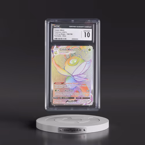 2021 Chilling Reign #199/198 Celebi VMAX - Rainbow Rare Holo (CGC 10 GEM MINT)