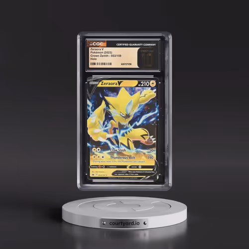 2023 Crown Zenith #053/159 Zeraora V - Holo (CGC 10 PRISTINE)