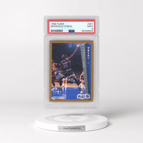 1992 Fleer #401 Shaquille O'Neal (PSA 9 MINT)