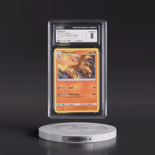 2019 Detective Pikachu #5/18 Charizard - Holo (CGC 8 NM-MT)