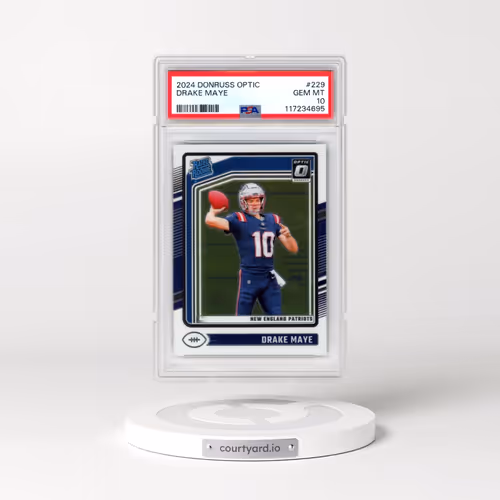 2024 Panini Donruss Optic #229 Drake Maye (PSA 10 GEM MINT)