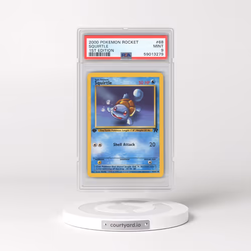 2000 Pokémon Rocket #68 Squirtle - 1st Edition (PSA 9 MINT)