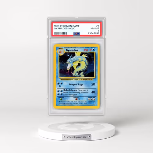 1999 Pokémon Game #6 Gyarados - Holo (PSA 8 NM-MT)