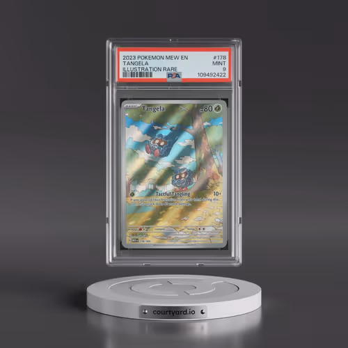 2023 Pokémon Mew EN-151 #178 Tangela - Illustration Rare (PSA 9 MINT)