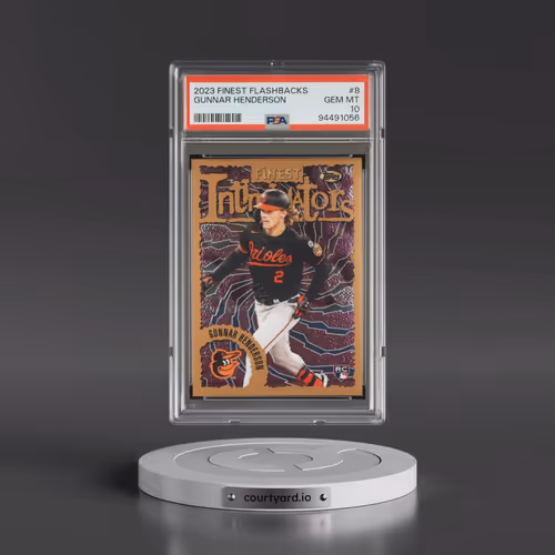2023 Topps Finest Flashbacks #8 Gunnar Henderson (PSA 10 GEM MINT)