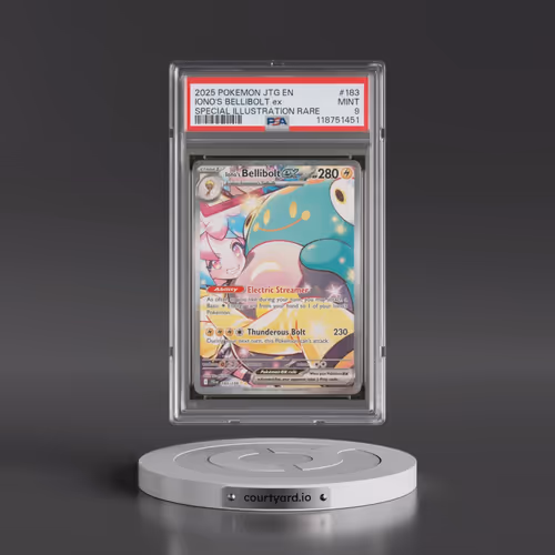 2025 Pokémon Jtg EN-Journey Together #183 Iono's Bellibolt EX - Holo Special Illustration Rare (PSA