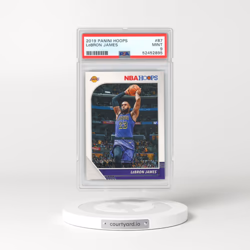 2019 Panini Hoops #87 LeBron James (PSA 9 MINT)