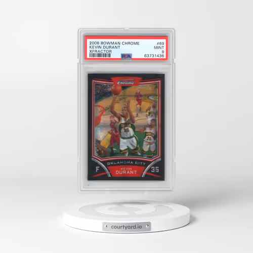 2008 Bowman Chrome #69 Kevin Durant - Xfractor (PSA 9 MINT)