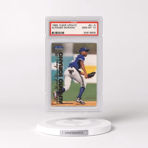 1999 Fleer Tradition Update #U-5 Alfonso Soriano (PSA 10 GEM MINT)