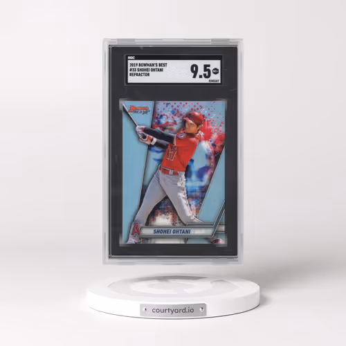 2019 Bowman's Best #33 Shohei Ohtani - Refractor (SGC 9.5 MINT+)