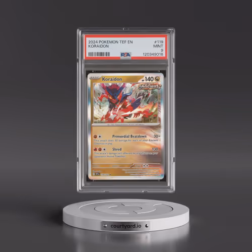 2024 Pokémon Tef EN-Temporal Forces #119 Koraidon (PSA 9 MINT)
