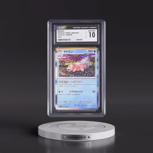 2023 Violet ex #020/078 Slowbro - Holo (CGC 10 GEM MINT)