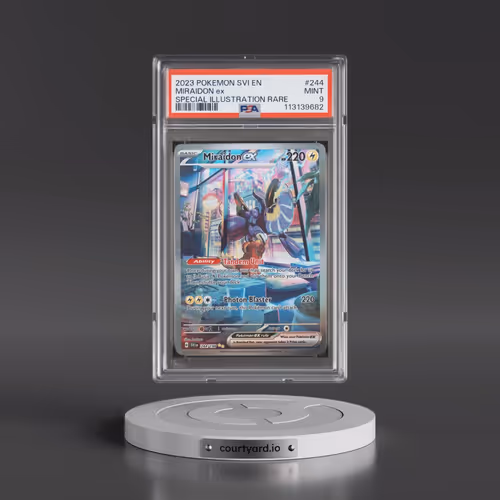2023 Pokémon Svi EN-Scarlet & Violet #244 Miraidon EX - Holo Special Illustration Rare (PSA 9 MINT)