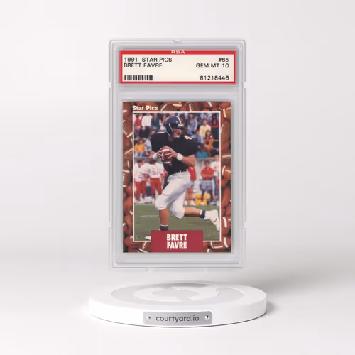 1991 Star Pics #65 Brett Favre (PSA 10 GEM MINT)