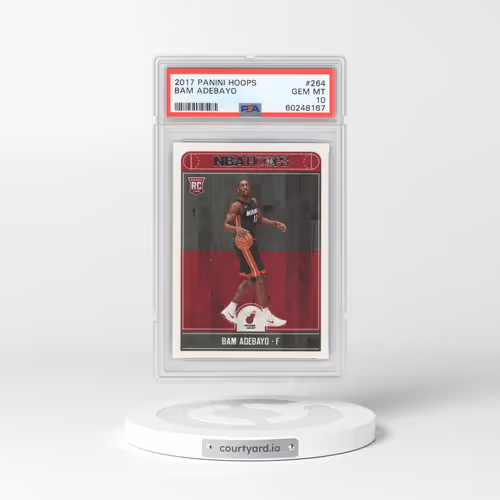 2017 Panini Hoops #264 Bam Adebayo (PSA 10 GEM MINT)