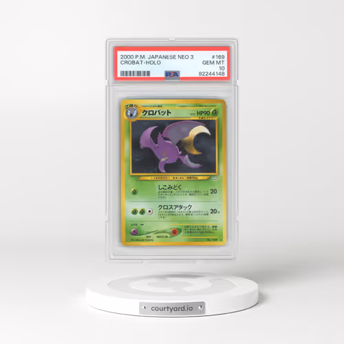 2000 Pokémon Neo 3 #169 Crobat - Holo (PSA 10 GEM MINT)