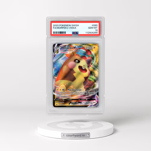 2020 Pokémon Sword & Shield #080 Morpeko Vmax - Full Art (PSA 10 GEM MINT)