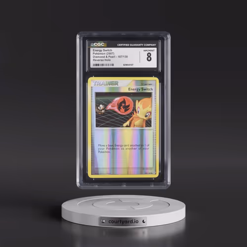2007 Diamond & Pearl #107/130 Energy Switch - Reverse Holo (CGC 8 NM-MT)
