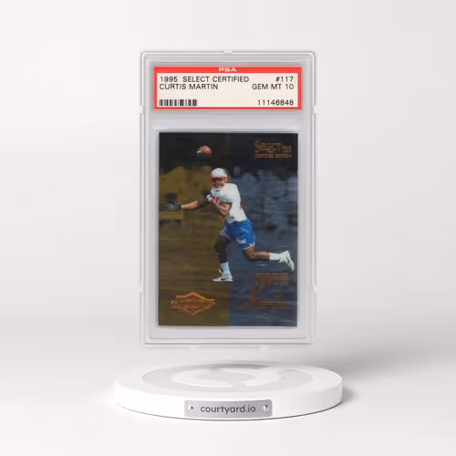 1995 Select Certified #117 Curtis Martin (PSA 10 GEM MINT)