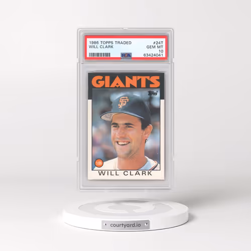 1986 Topps Traded #24T Will Clark (PSA 10 GEM MINT)